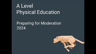 A Level PE preparing for moderation Spring 2024 [upl. by Kawasaki]