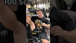 100 Sätze Waden machen Was passiert gym fitness bodybuilding waden lustig experiment [upl. by Nirehtac]