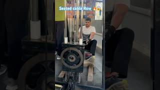 Seated cable Row Back exercise Ghadi fitness Yo buddy vlog fitnessforever [upl. by Ailicec682]