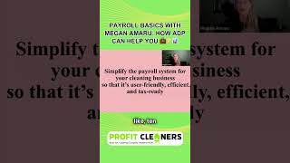 PAYROLL BASICS WITH MEGAN AMARU HOW ADP CAN HELP YOU 💼💡📊 [upl. by Krucik]