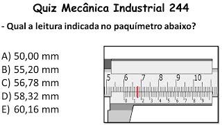 Quiz Mecânica Industrial  Vídeo 244 [upl. by Mathis]