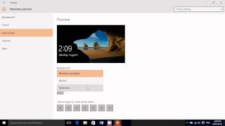 Windows 10 How to change lock screen picture or make a slideshow [upl. by Leandra]