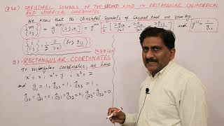92 Christoffel Symbols of Second Kind in Cartesian Cylindrical and Spherical Coordinates [upl. by Maccarthy]