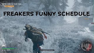 FREAKERS FUNNY SCHEDULE [upl. by Enelyk235]