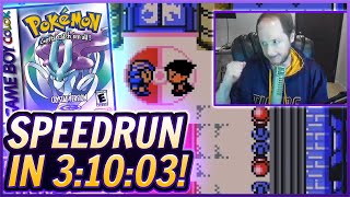 NEW Personal Best Pokemon Crystal SPEEDRUN in 31003 [upl. by Akemit]