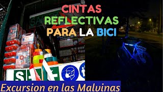 Cintas reflectivas para la bici  Excursión en las Malvinas  Chalecos desde 5 sos [upl. by Hulton539]