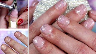 Nail biter transformation 2 Young Nails concealer pink builder gel [upl. by Benjie]