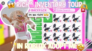 RICH Adopt me inventory tour 🫶🫶 SEPTEMBER 2023  Roblox Adopt Me [upl. by Shelburne]