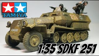 Tamiya 135 Hanomag half track SdKfz 2511 Review [upl. by Akel]