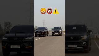 Black😳Horse🐎 automobile yttrendingshorts ytviral ytshortsindia ytshots yt scorpio fortuner [upl. by Aelsel]