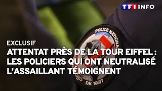 🔴 EXCLUSIF  Attentat à Paris  les policiers qui ont neutralisé lassaillant témoignent dans le 20H [upl. by Yerocaj]