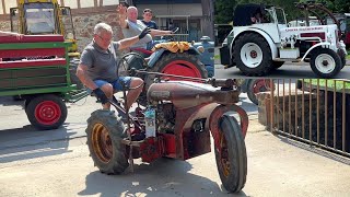 TraktorRaritäten kommen 9 Bulldog und Schleppertreffen in Schlierbach Freitag 19072024 Odenwald [upl. by Anatnas625]