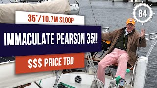 MINT PEARSON 35 Sailboat for sale  EP 84 sailboattour sailboatforsale [upl. by Edelsten]