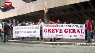 Greve de servidores no PR Fundação Casa em SP e Itamaraty [upl. by Granny]