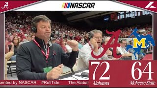 Alabama vs McNeese State Courtside Cam Highlights 2024 [upl. by Ykcul]