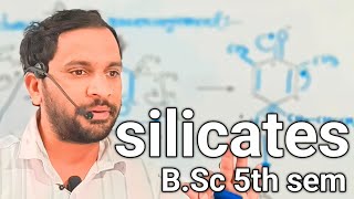 Silicates  Classification of Silicates  bsc 5th semester chemistry [upl. by Ennayllek]