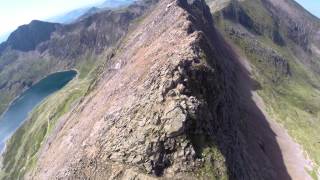 Crib Goch drone footage [upl. by Ynes]