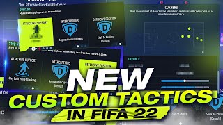 FIFA 22 RANK 1 FUT CHAMPIONS CUSTOM TACTICS AND FORMATIONS [upl. by Porush263]