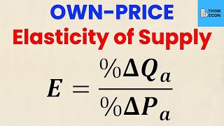 HOW TO Calculate the Price Elasticity of Supply  Economic Homework  Think Econ [upl. by Beverlie]