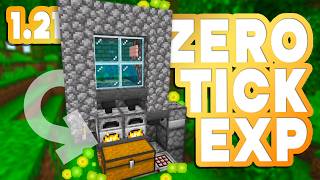 FULLY AUTOMATIC XP FARM FOR 121 MINECRAFT BEDROCK  NO FEUL Zero Tick XP Farm [upl. by Bunow]