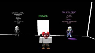 Roblox Undertale Soul Ops 2 Gans And Galaxy Sans Showcase Read Desc For More Info [upl. by Lanae923]