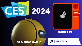 CES 2024  Samsung Ballie Rabbit R1 [upl. by Yrallam]