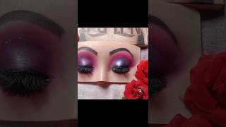 smokey eye makeup tutorial Pink and violet colour with smach liner eyemakeuptutorial smokeyeye [upl. by Silvestro]