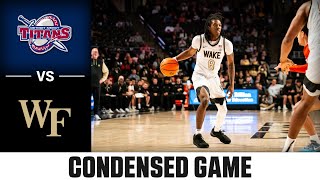 Detroit Mercy vs Wake Forest Condensed Game  202425 ACC Mens Basketball [upl. by Dlorad]