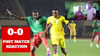 Zimbabwe vs Cameroon 00 Match Reaction Highlights Cameroun Lions Indomptables Qualifier FECAFOOT [upl. by Krasner]