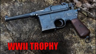 WWII PISTOL FOUND IN OLD HOUSE   WWII METAL DETECTING [upl. by Janiuszck954]