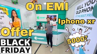 Iphone xr 5000₹ only  Black Friday offer first time in India EMI availableCashifyOfficial [upl. by Birdella]