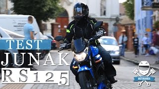 Agresywny design i silnik na japońskim patencie  Junak RS 125 Test [upl. by Helyn850]