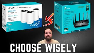 Which WiFi Setup Do You Need Router vs Mesh WiFi  WiFi 6E [upl. by Noillid]