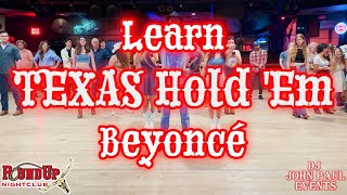 TEXAS HOLD EM by Beyoncé  Dance Lesson by DJ JohnPaul at Round Up [upl. by Merna]