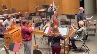 Buxtehude amp Bach in rehearsal James Gilchrist tenor [upl. by Colley]