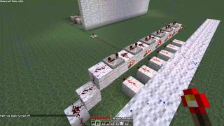 Minecraft Mehrere Signale über ein einziges RedstoneKabel übertragen [upl. by Ludovick]