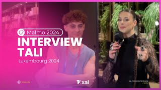 Interview TALI  Fighter  Eurovision 2024 Luxembourg 🇱🇺  Live from Malmö [upl. by Notlek927]