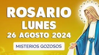 ROSARIO de HOY LUNES 🙏 SANTO ROSARIO CORTO Misterios Gozosos 26 de AGOSTO [upl. by Kapor250]