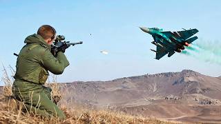 SNIPER vs JETS Ukrainian Sniper hit the Russian SU34 jet with an accurate shot [upl. by Jasisa]