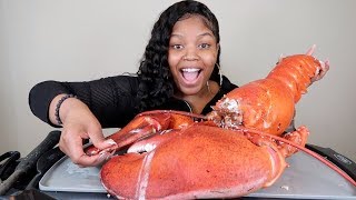 GIANT 15LB LOBSTER MUKBANG [upl. by Ailil249]