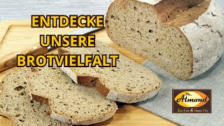 Brotbackmischungen von Dr Almond  lowcarb keto glutenfrei sojafrei eiweissreich [upl. by Nevanod]