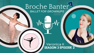 🩰 Progress is possible at any age Tune in to Season 3 Episode 2 of Broche Banter with Veronika K [upl. by Willabella]