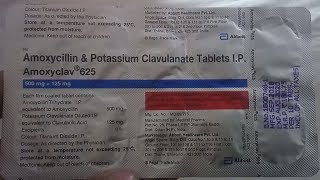 Amoxycillin and potassium clavulanate tablets ip 625 in hindiamoxyclav 625 tablet uses in hindi [upl. by Nareik]