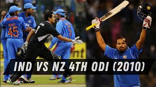 India Vs Newzealand 4th Odi 2010  Yusuf Pathan Steals the Show India Secures 40 Series Lead [upl. by Suk]