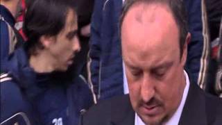 Rafa Benitez almost crying during playing YNWA when he was a Chelsea manager [upl. by Aztiram]