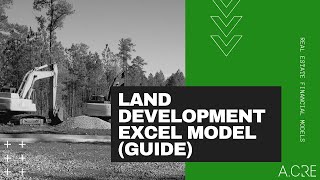 Basic Residential Land Development Excel Model [upl. by Jarad]