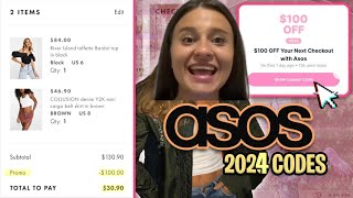 Asos Discount Codes amp Coupons UPDATED 💰 NEW Asos Promo Codes to use RIGHT NOW 2024 [upl. by Atnes]