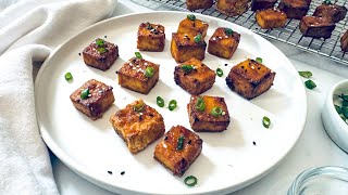 ExtraCrispy Baked Tofu Recipe [upl. by Eetnwahs]