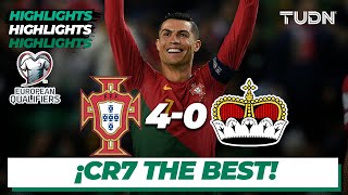 HIGHLIGHTS  Portugal 40 Liechtenstein  UEFA Qualifiers 2023  TUDN [upl. by Vieva]