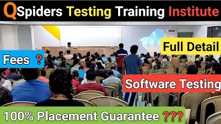 Qspiders Software Testing Training Institute  Shahi Vlogs [upl. by Lissy]